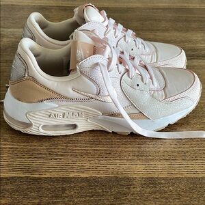 Nike Women's Air Max Sneakers - Pink and Cream